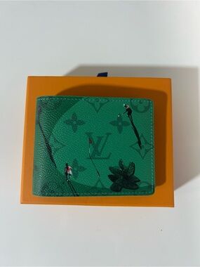 Louis Vuitton Golf Green Bifold Wallet